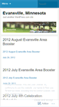 Mobile Screenshot of evansvillemn.wordpress.com