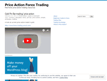 Tablet Screenshot of priceactionforextrading.wordpress.com