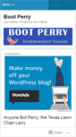 Mobile Screenshot of bootperry.wordpress.com