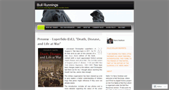 Desktop Screenshot of bullrunnings.wordpress.com