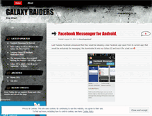 Tablet Screenshot of galaxyraiders.wordpress.com