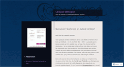 Desktop Screenshot of cedalise.wordpress.com