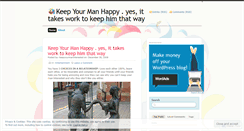 Desktop Screenshot of keepyourmaninterested.wordpress.com