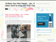 Tablet Screenshot of keepyourmaninterested.wordpress.com