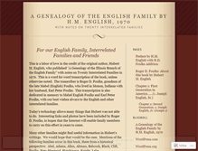 Tablet Screenshot of englishfamilytoamerica.wordpress.com