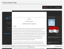 Tablet Screenshot of pajakpraktis.wordpress.com