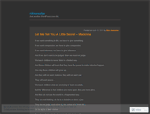 Tablet Screenshot of nikkersstar.wordpress.com