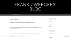 Desktop Screenshot of frankzweegers.wordpress.com