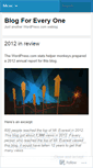 Mobile Screenshot of blog4everyone.wordpress.com