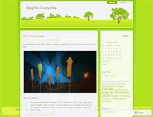 Tablet Screenshot of blog4everyone.wordpress.com
