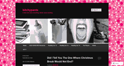Desktop Screenshot of bitchypants.wordpress.com
