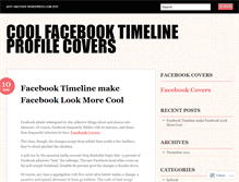 Tablet Screenshot of coolfacebooktimelinecovers.wordpress.com