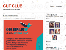 Tablet Screenshot of cutclub.wordpress.com