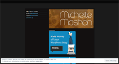 Desktop Screenshot of michellemashon.wordpress.com