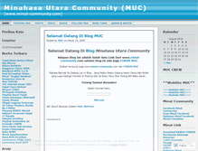 Tablet Screenshot of minahasautara.wordpress.com