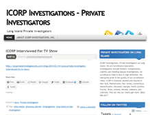 Tablet Screenshot of nycprivateinvestigators.wordpress.com