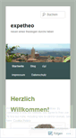 Mobile Screenshot of expetheo.wordpress.com