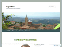 Tablet Screenshot of expetheo.wordpress.com