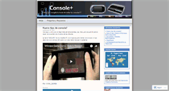 Desktop Screenshot of consoleplus.wordpress.com