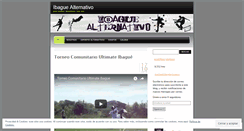 Desktop Screenshot of ibaguealternativo.wordpress.com