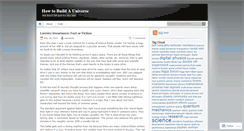 Desktop Screenshot of builtuniverse.wordpress.com