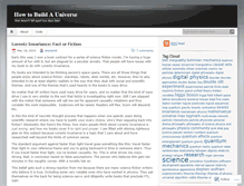 Tablet Screenshot of builtuniverse.wordpress.com
