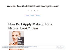 Tablet Screenshot of estudiosideasoez.wordpress.com
