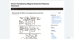 Desktop Screenshot of chhutchinsonnuzlocke.wordpress.com