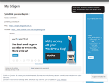 Tablet Screenshot of mybisgen.wordpress.com