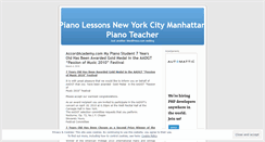 Desktop Screenshot of pianolessonsnewyorkcitymanhattanpianoteacher.wordpress.com