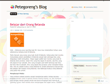 Tablet Screenshot of petegoreng.wordpress.com