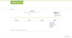 Desktop Screenshot of lepistesyavrusu.wordpress.com