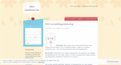 Desktop Screenshot of identitetsikring.wordpress.com