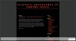 Desktop Screenshot of flavan.wordpress.com