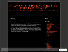 Tablet Screenshot of flavan.wordpress.com