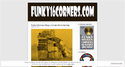 Desktop Screenshot of funky16corners.wordpress.com