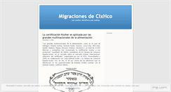 Desktop Screenshot of migraciones1.wordpress.com