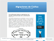 Tablet Screenshot of migraciones1.wordpress.com
