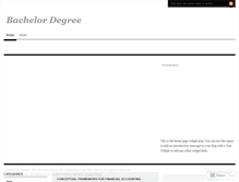 Tablet Screenshot of infobachelordegrees.wordpress.com