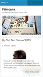 Mobile Screenshot of filmcans.wordpress.com