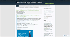 Desktop Screenshot of cheltenhamchoirs.wordpress.com