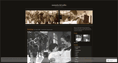 Desktop Screenshot of memoriadelexilio.wordpress.com