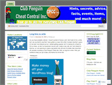 Tablet Screenshot of cpcheatcentral.wordpress.com