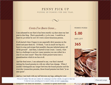 Tablet Screenshot of pennypickup.wordpress.com