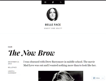 Tablet Screenshot of belleface.wordpress.com