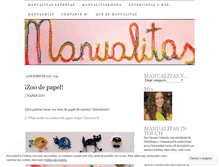 Tablet Screenshot of manualitas.wordpress.com