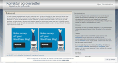 Desktop Screenshot of korrekturoversetter.wordpress.com