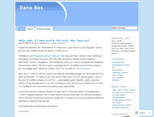 Tablet Screenshot of danabos.wordpress.com