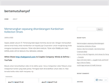 Tablet Screenshot of bertemutuhanyxf.wordpress.com