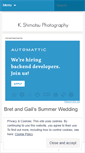 Mobile Screenshot of kshimotsuphotography.wordpress.com